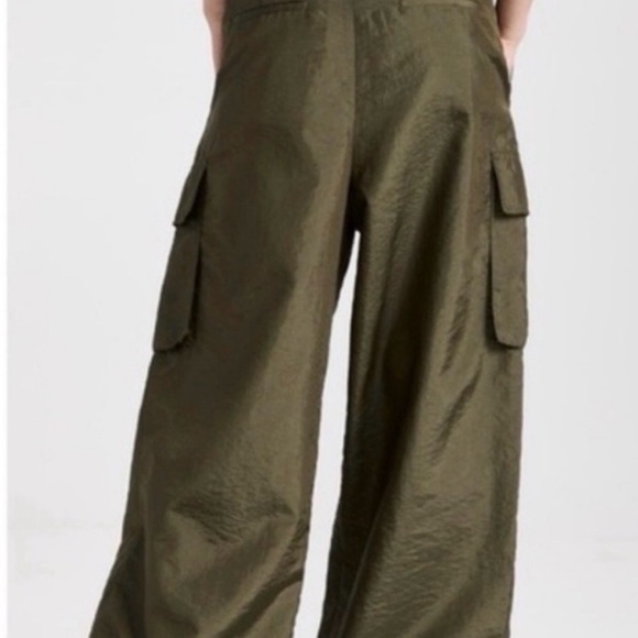 Tibi Stella Crispy Nylon Cargo Pant - Picture 2 of 4
